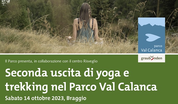14 ottobre 2023 Yoga e trekking nel Parco Val Calanca